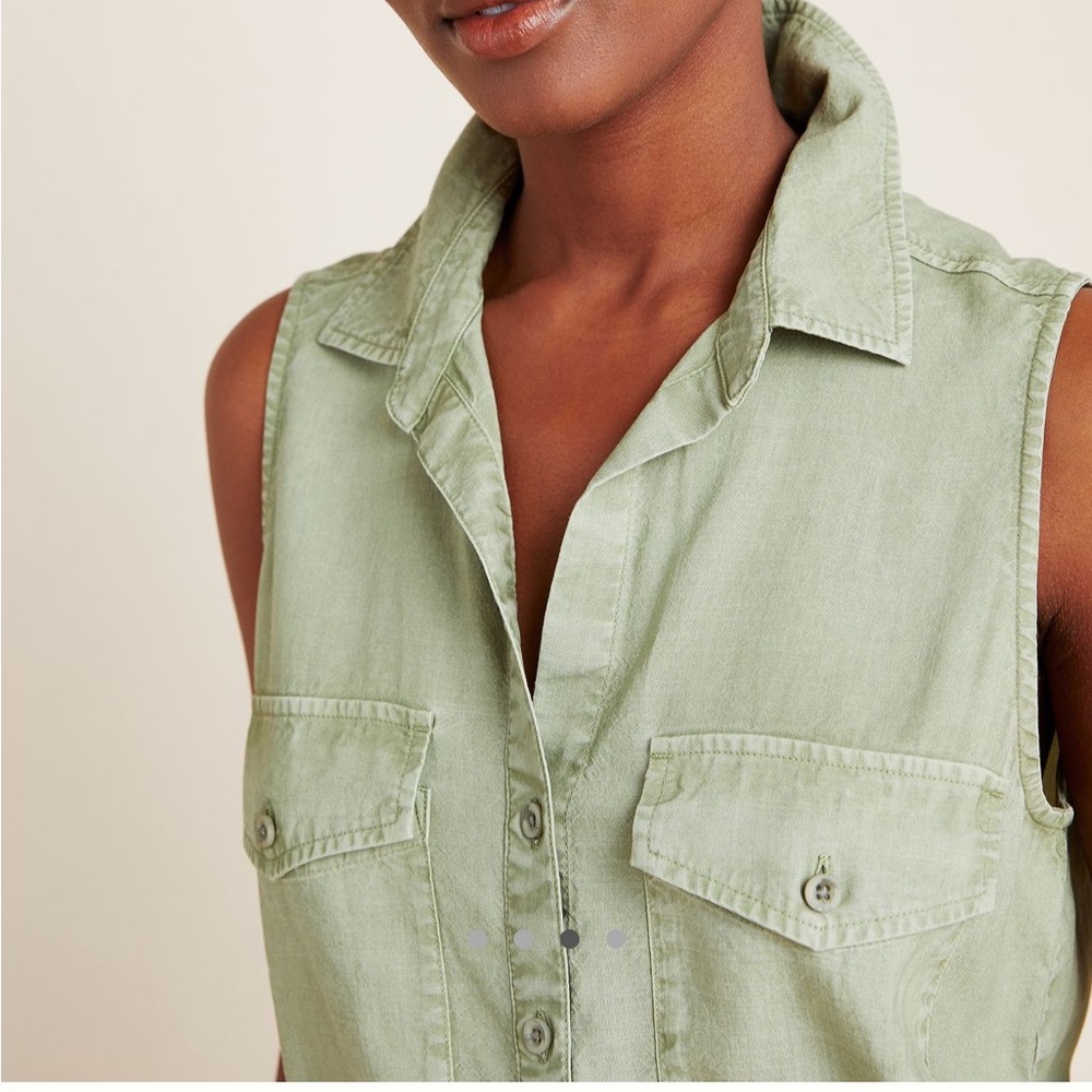 CLOTH & STONE BETTE UTILITY ROMPER - RARE! - Picture 3 of 15